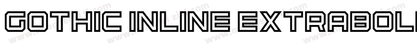 Gothic Inline ExtraBold字体转换